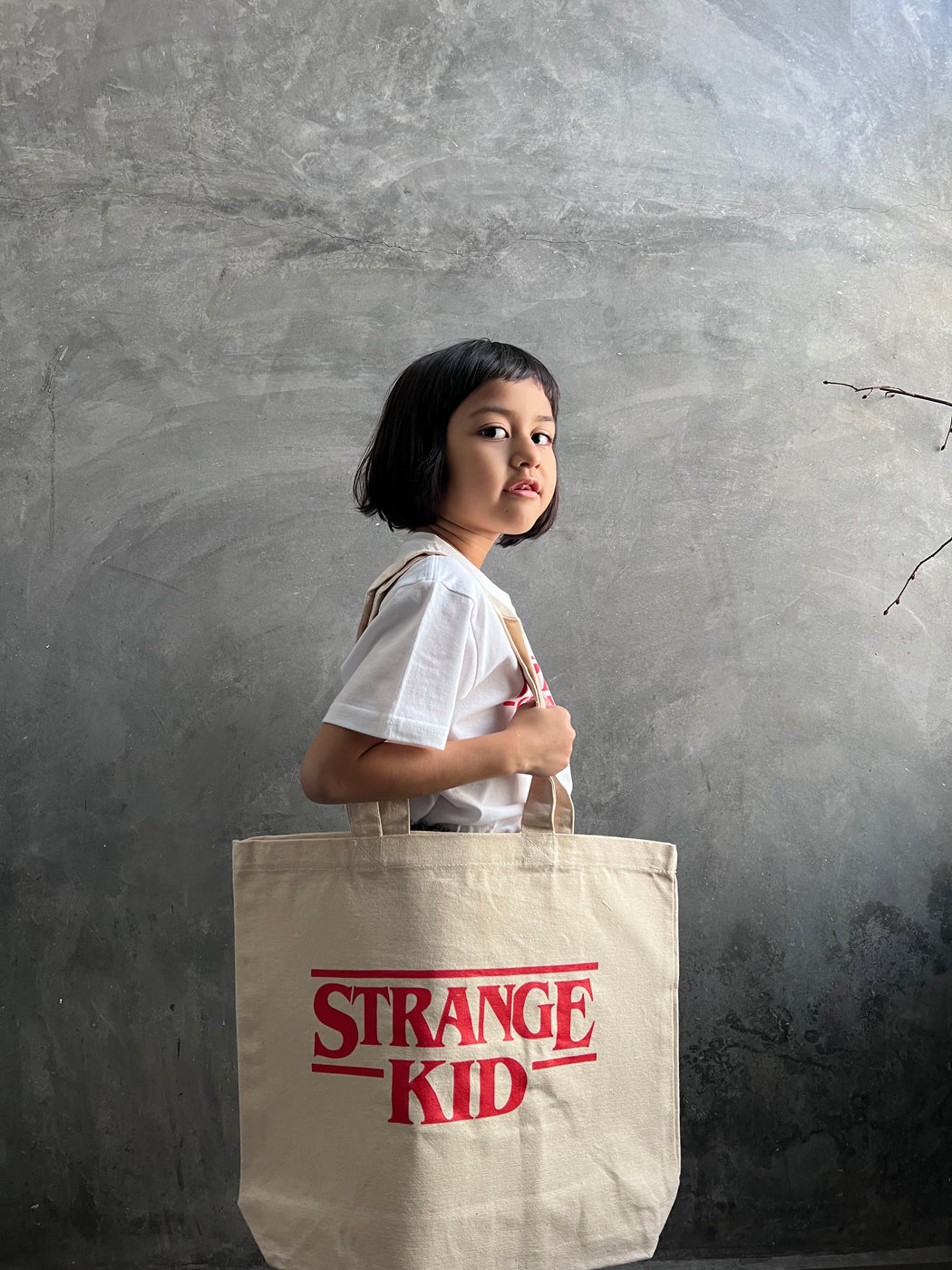 Strange Kid Tote Bag